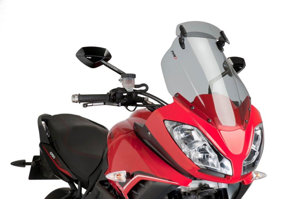 Vervangingsruit touring met opzetruitje licht getint Puig Triumph Tiger 1050 '07-13 / Sport '13-15