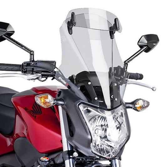 Vervangingsruit touring met opzetruitje licht getint Puig Honda NC700S / NC750S