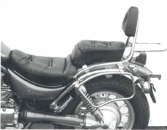 Sissybar Met Rekje Hepco&Becker Chroom Suzuki Vs600/800