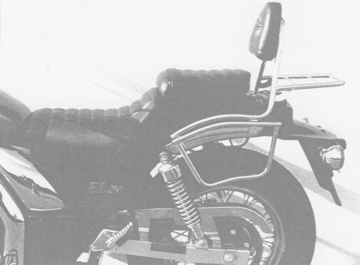 Tassendragers Standaard Chroom Hepco&Becker Kawasaki El250/ El252