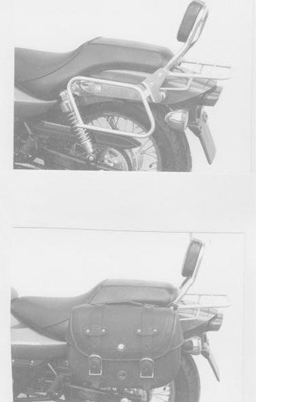 Tassendragers Standaard Chroom Hepco&Becker Kawasaki El125