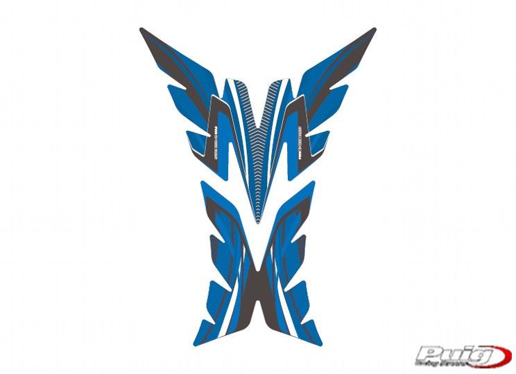 Tankpad Puig Radikal Blauw/Zwart