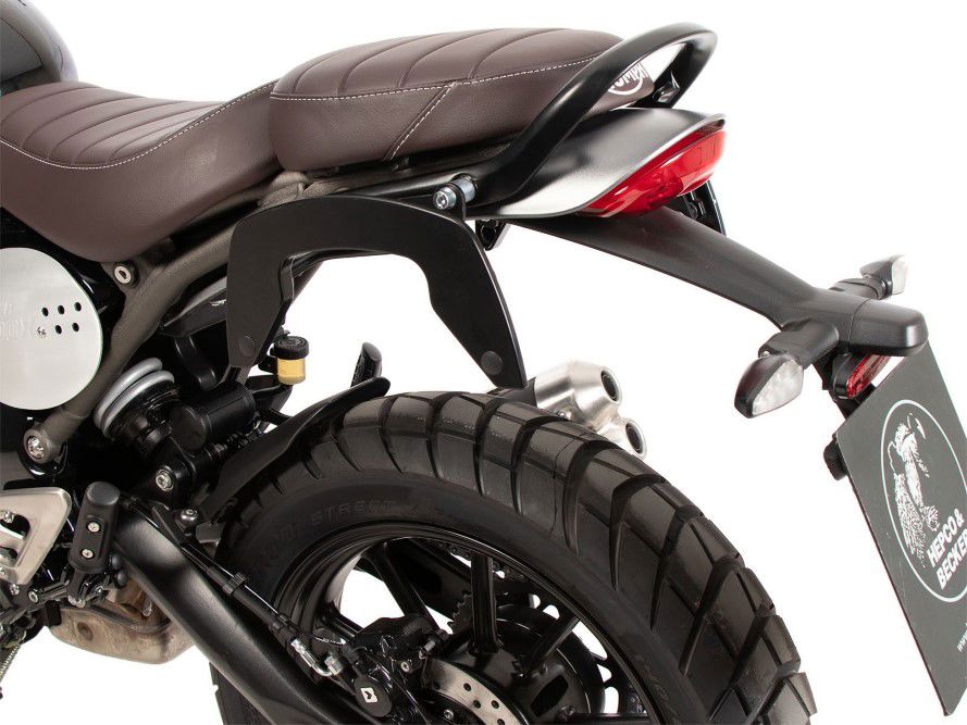 C-Bow Tasdragers Zwart Hepco&Becker Triumph Scrambler 400 X '24-