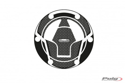 Tankdopcover Puig voor Kawasaki Ninja 250/300 zwart/carbon look