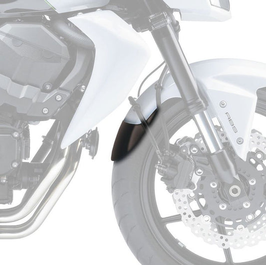 Voorspatbord verlenger zwart Puig voor diverse Kawasaki modellen
