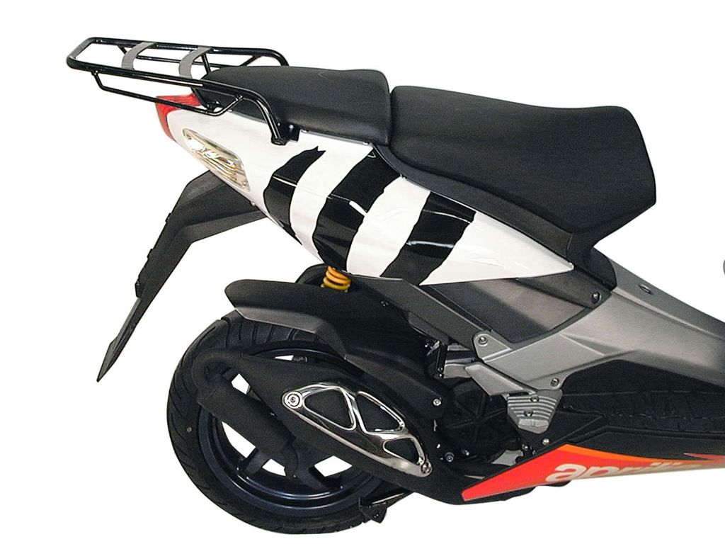 Topdrager Zwart Minirack Hepco&Becker Aprilia Sr50 R/ Factory '05-