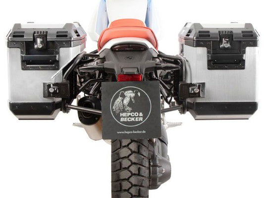 Kofferset Hepco&Becker 'Cutout' Zilver Bmw R12 G/S '25-