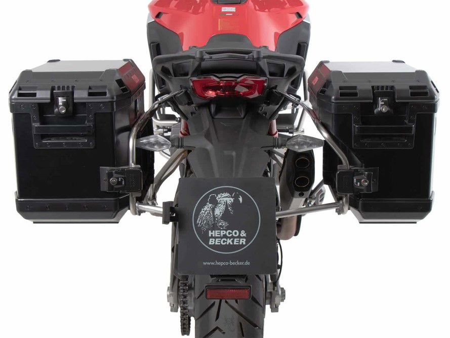 Kofferset Hepco&Becker 'Cutout' Zwart Diverse Ducati Multistrada V4 '25-