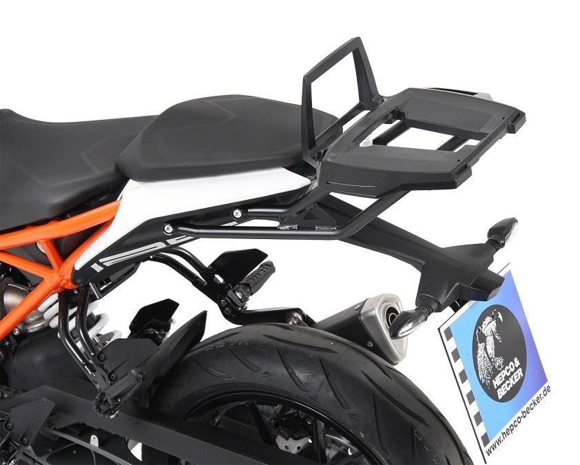 Topdrager Zwart Alurack Hepco&Becker Ktm 390 Duke '17-23