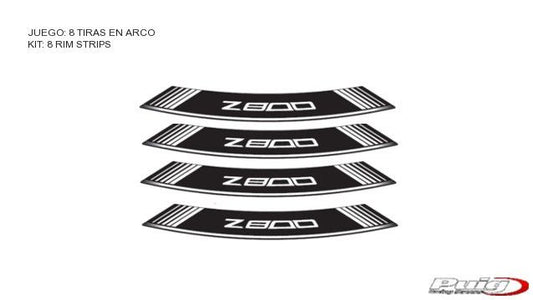 Velglint Puig Met Logo Kawasaki Z800