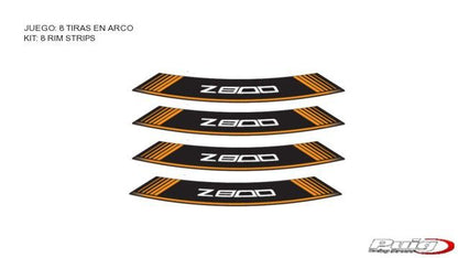 Velglint Puig Met Logo Kawasaki Z800