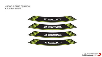 Velglint Puig Met Logo Kawasaki Z800