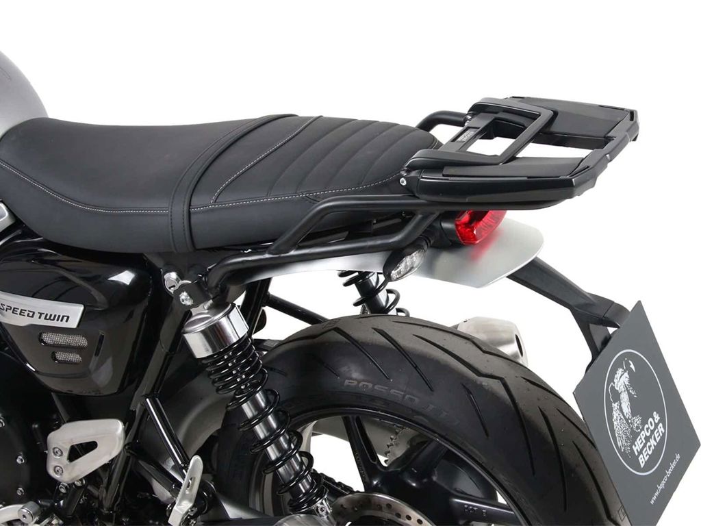 Topdrager Zwart Easyrack Hepco&Becker Triumph Speed Twin 1200 / Rs '22-