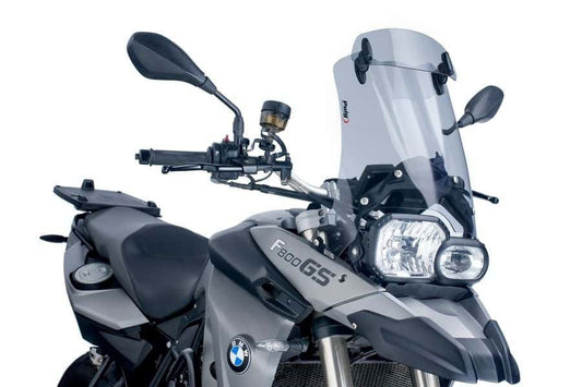 Vervangingsruit touring met opzetruitje licht getint Puig BMW F650GS '08-12/ F800GS '08-17