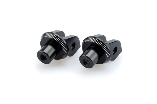 Voetsteunadapters voorzijde van Puig voor diverse Aprilia modellen