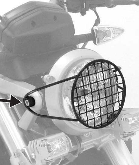 Headlightcover Hepco&Becker BMW G650 Xcountry '07-
