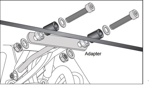 Montage adapter headlightcover Suzuki DL1000 V-Strom '14-'16