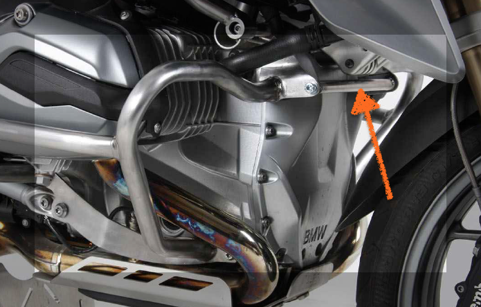 Valbeugel Verbindingsbeugel Hepco&Becker Rvs Bmw R1200Gs Lc '13-