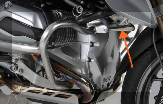 Valbeugel Verbindingsbeugel Hepco&Becker Rvs Bmw R1200Gs Lc '13-