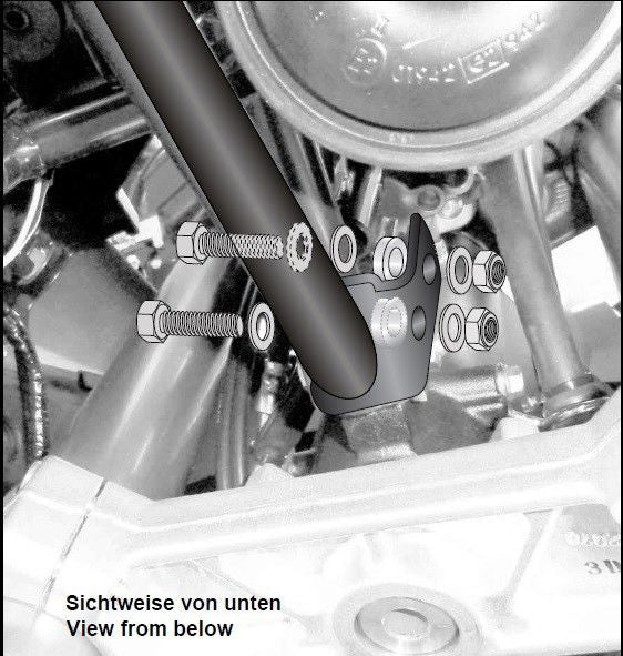 Montage adapter headlightcover Hepco&Becker Suzuki DL1000 V-Strom '17-