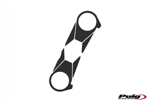 Kroonplaatcover carbon look Puig voor Kawasaki ZX-10R '06-'10