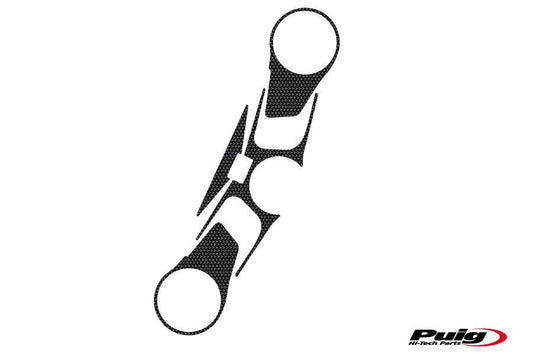 Kroonplaatcover carbon look Puig voor Aprilia RSV4 / Factory