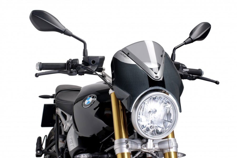 Vervangingsruit Naked Bike Met Carbon Look Kuipje Puig Bmw R Ninet '14-