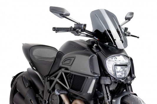 Vervangingsruit naked bike touring verstelbaar Puig Ducati Diavel '14-18
