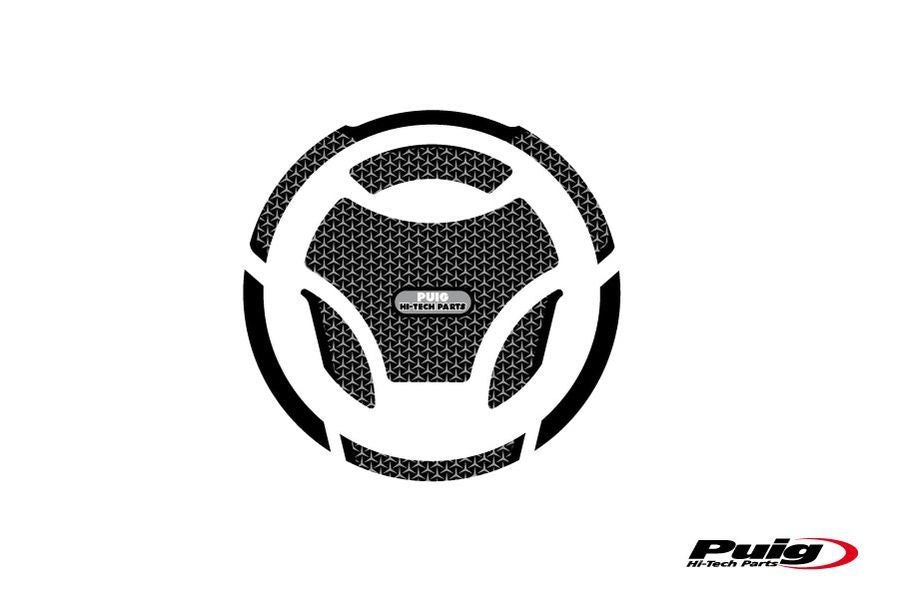 Tankdopcover Puig Voor Yamaha Mt-125 '15-'18/ Yzf-R125 '14-'18 Zwart/Carbon Look