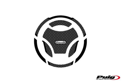 Tankdopcover Puig Voor Yamaha Mt-125 '15-'18/ Yzf-R125 '14-'18 Zwart/Carbon Look