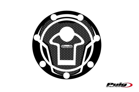 Tankdopcover Puig voor diverse KTM modellen zwart/carbon look