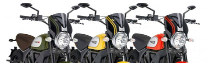 Vervangingsruit Naked Bike Met Zwart Kuipje Puig Diverse Ducati Scrambler Modellen