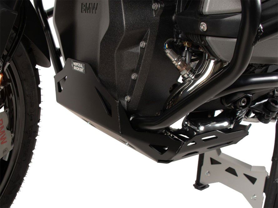 Carterplaat Aluminium Zwart Hepco&Becker Bmw R1300Gs '23-