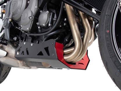 Carterplaat Zwart/Rood Hepco&Becker Triumph Trident 660 '21-'24