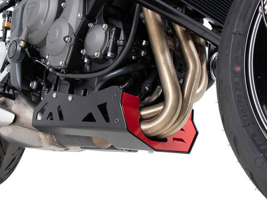 Carterplaat Zwart/Rood Hepco&Becker Triumph Trident 660 '21-'24