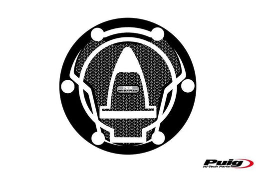 Tankdopcover Puig voor diverse KTM modellen zwart/carbon look