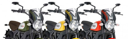 Vervangingsruit Naked Bike Met Carbon Look Kuipje Puig Diverse Ducati Scrambler Modellen