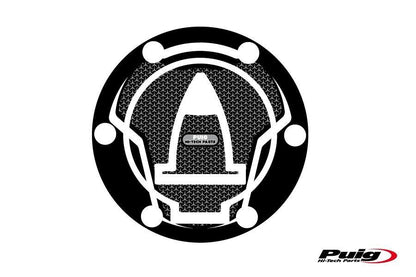 Tankdopcover Puig Voor Ducati Multistrada 1200/S/Pikes Peak// Multistrada 950 Zwart/Carbon Look