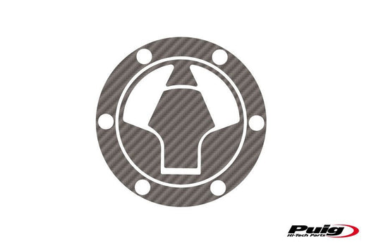 Tankdopcover X-TREME Puig carbon look voor Kawasaki Ninja 250R '08-'12/ Ninja 300 '13-'15