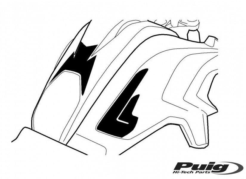 Tankprotectieset 3-Delig Puig Bmw R1200Gs Lc '13-