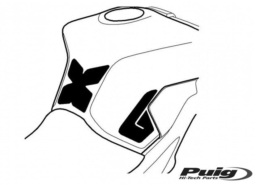 Tankprotectieset 3-Delig Puig Yamaha Mt-09 '13-