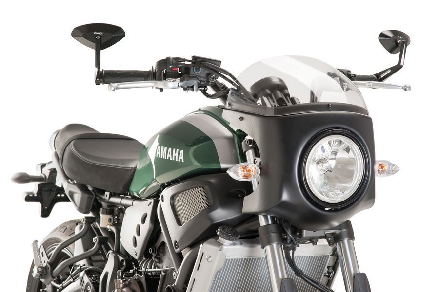 Vervangingsruit Retro Fairing Met Zwart Kuipje Puig Yamaha Xsr700 '16-
