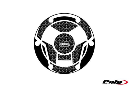 Tankdopcover Puig Voor Diverse Triumph Modellen Zwart/Carbon Look