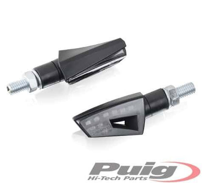Knipperlichten Puig Led Model Open Met Zwarte Kunststof Body (Per Set)