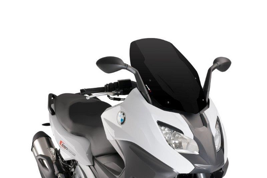 Vervangingsruit V-TECH LINE SPORT scooter BMW C600 / C650 zwart