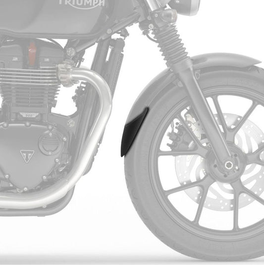 Voorspatbord verlenger Puig zwart Triumph STREET TWIN '16-'21