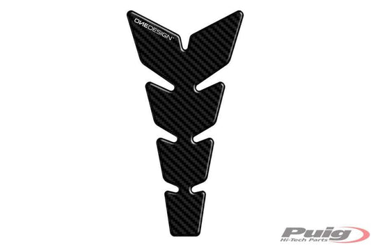 Tankpad Leather Puig Universeel Carbon Look