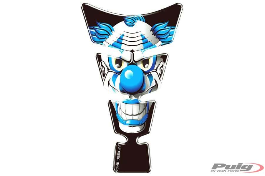 Tankpad Clown Puig blauw universeel