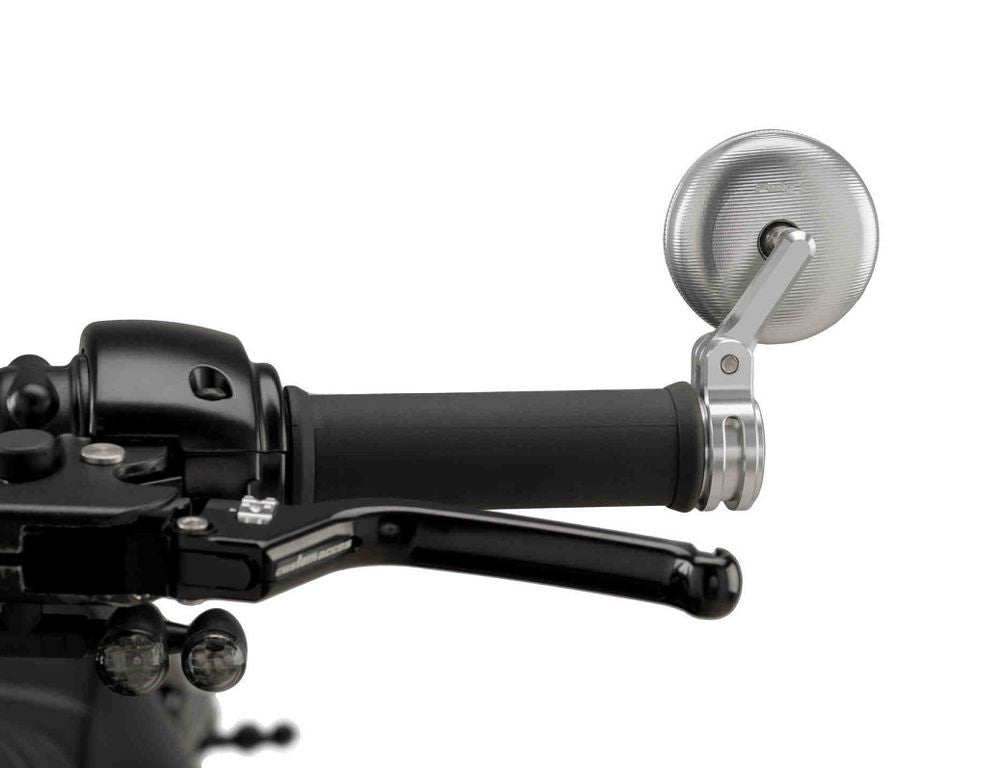 Stuureind spiegel model Tracker zilver Puig (per stuk)