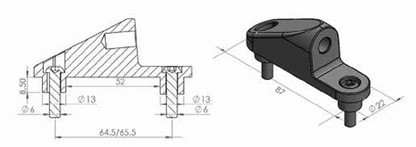 Kuipspiegel Adapter Puig